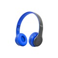 Hytech Hy-Xbk70 Tf Siyah/Mavi Bluetooth Kulaklık