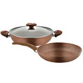 Papilla Argos 3 Parça Set 26 cm Bakır