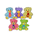 Peluş Gülen Kravatlı Renkli Ayı 35 cm