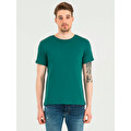 Loft Bisiklet Yaka T-Shirt  Yeşil