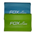 Fox Fitness Pilates / Yoga Bant Set - 0,25 MM (Mavi) + 0,35 MM (Yeşil) 