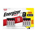Energizer MAX Alkalin Pil AAA 4+4