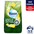 Rinso Toz Deterjan Limon Karbonat Renkliler Ve Beyazlar İçin Derinlemesine Temizlik 8 Kg
