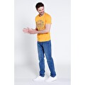 Loft Terry Brown Denim Orta Mavi