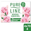 Pureline Bitkisel Sabun Gül 4 x 70 g