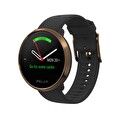 Polar Ignite Gps ve Bilekten Kalp Atış Hızı Ölçüm Özellikli Fitness Saati Siyah/Copper M/L 