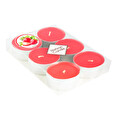 Horizon Tealight Mum Maxi Kokulu Kırmızı 6'lı