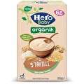 Hero Baby 5 Tahıllı Organik Kaşık Mama 200 Gr