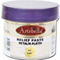 332250 Artebella Rölyef Pasta Metalik Platin