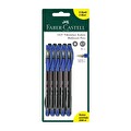 Faber Castell Tükenmez Kalem 5 Siyah 5 Mavi