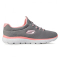 Skechers 12980-GYPK Gri Kadın Spor Ayakkabı