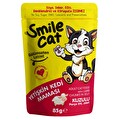 Smile Cat Pouch Yetişkin Kedi Maması Kuzulu 85 g
