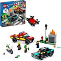 Lego® City İtfaiye Kurtarma Operasyonu Ve Polis Takibi 60319
