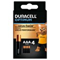 Duracell Optimum AAA Alkalin İnce Kalem Pil 15V (LR03 / MN2400) 4’lü Paket