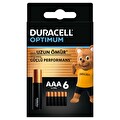 Duracell Optimum AAA Alkalin İnce Kalem Pil 15V (LR03 / MN2400) 6’lı Paket