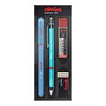 Rotring Visuclick Versatil 0.7 Uçlu Kalem + 2B Uç + Jel Kalem + Hediye Silgi Mavi Renkli Kalem