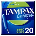 Tampax Compak Super Tampon Aplikatörlü 20 Adet