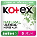 Kotex Natural Ultra Tekli Paket Uzun 6'lı