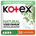 Kotex Natural Ultra Quadro Normal 20'li