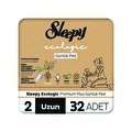 Sleepy Ecologic Premium Plus Günlük Ped Uzun 32'li
