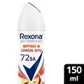 Rexona Kadın Sprey Deodorant Şeftali & Limon Otu 72 Saat Kesintisiz Üstün Koruma 150 ml