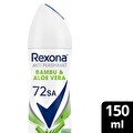 Rexona Kadın Sprey Deodorant Bambu & Aloe Vera 72 Saat Kesintisiz Üstün Koruma  150 ml
