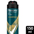 Rexona Men Erkek Sprey Deodorant Champions 72 Saat Kesintisiz Üstün Koruma 150 ml