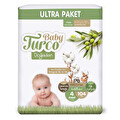 Baby Turco Ultra Maxi 4 Beden 104'lü Bebek Bezi
