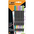 Bic İntensity Fineliner Blister Pastel Keçe Uçlu Kalem 6'Lı