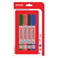 Permanent Marker Yuvarlak Uçlu Tahta Kalemi 4'lü