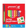 Penmark Süper Yıkanabilir Jumbo Keçeli Kalem 12 Renk
