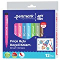 Penmark Süper Yıkanabilir Brush Uçlu Keçeli Kalem 12 Renk