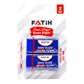 Fatih Mavi Silgi 2'li Blister