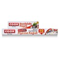 Cook Pişir Sakla 2'li Set Buzdolabı Poşeti Orta Boy 20 Adet + Kesilmiş Pişirme Kağıdı 42x37 cm