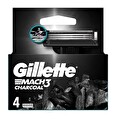 Gillette Mach 3 Charcoal 4'lü Bıçak