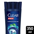 Clear Men Cool Sport 3'ü 1 Arada Şampuan&Duş Jeli 350 ml