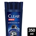 Clear Men Yoğun Arındırıcı 3'ü 1 Arada Şampuan&Duş Jeli 350 ml