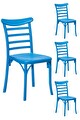 4 Adet Efes Mavi Sandalye / Balkon-bahçe-mutfak