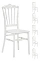 6 Adet Artemis Beyaz Sandalye / Balkon-bahçe-mutfak