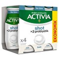 Activia Shot X2 Probiyotik Sade 4x80 ml