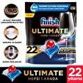 Finish Ultimate 22 Kapsül Bulaşık Makinesi Deterjanı Tableti