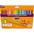 Bic Keçeli Boya Kalemi Ultra Yıkanabilir 24'lü