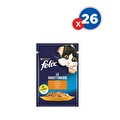 Felix Tavuklu Kedi Mama 85 GrX26'lı
