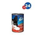 Felix Sığır Etli Konserve Kedi Maması 400 GrX24'lü