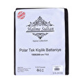 Halime Sultan Polar Tek Kişilik Battaniye Antrasit