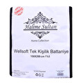 Halime Sultan Wellsoft Tek Kişilik Battaniye  Siyah
