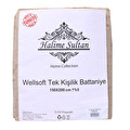 Halime Sultan Wellsoft Tek Kişilik Battaniye  Bej