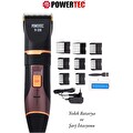 Powertec TR-3200 Kablosuz Şarjlı Profesyonel Saç, Sakal, Ense, Vücut  Tıraş Makinesi