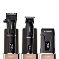 Powertec TR-5400 Saç Sakal & Günlük Tıraş & Ense Çizim Profesyonel Berber Tıraş Makinesi 3'lü set