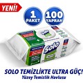 Solo Yüzey Temizlik Mendili Ultra Güç Sedir Ağacı&Yasemin 100'lü